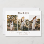 Foto bedankt notitiekaartje (Voorkant)