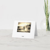 Foto bedankt Sepia - Kaart (Achterkant)