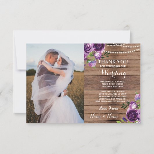 Foto bedankt voor je kaartje Weddenschap paardeblo (Voorkant)