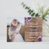 Foto bedankt voor je kaartje Weddenschap paardeblo (Staand voorkant)