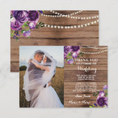 Foto bedankt voor je kaartje Weddenschap paardeblo (Voorkant / Achterkant)