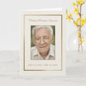 Foto bedankt voor je sympathie kaart (Gele Bloem)