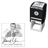Foto Bedankt Weddenschap Zelfinktende Stempel (In situ)