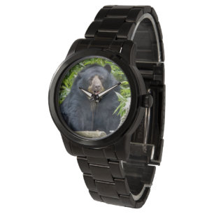 Foto beer Portret Horloge
