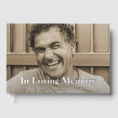 Foto begrafenis herdenkingsboek gastenboek (Voorkant)