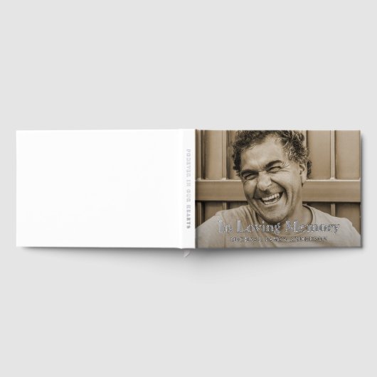 Foto begrafenis herdenkingsboek gastenboek (Volledig)