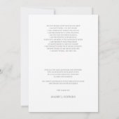 Foto begrafenis kalligrafie script dank u kaarten (Achterkant)