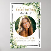 Foto Begrafenisbord Poster (Voorkant)