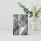 Foto Begrafenisgebed Kaart Contactkaartje (Staand voorkant)