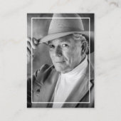 Foto Begrafenisgebed Kaart Contactkaartje (Voorkant)