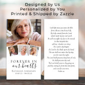 Foto Begrafenisgebed Kaart voor altijd in ons hart