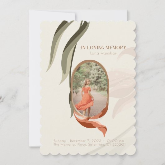 foto Begrafenissympathie Dank u kaart (Voorkant)