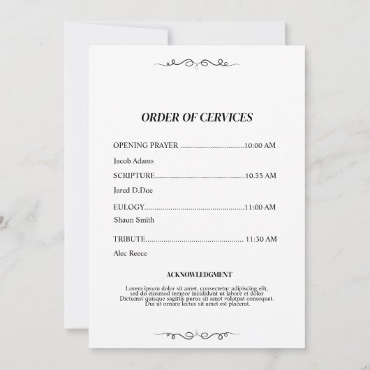 Foto begrafenisviering van het herdenkingsmonument kaart (Achterkant)