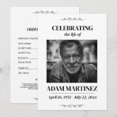 Foto begrafenisviering van het herdenkingsmonument kaart (Voorkant / Achterkant)