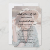 Foto Begrafenisviering van het leven Kaart (Voorkant)