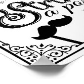 FOTO BEIDE bruiloft of partijnummer Poster (Hoek)