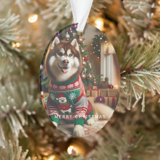 Foto Bericht toevoegen Acryl Ornament (Boom)