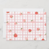 Foto Berry eerste verjaardag uitnodiging (Achterkant)