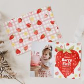 Foto Berry eerste verjaardag uitnodigingen