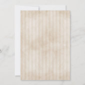 Foto Berry Wreath and Stripes | Beige Save The Date (Achterkant)