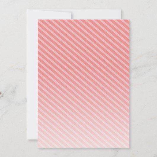 FOTO BESPAAR DE DATUM ombre angled stripe marine k Save The Date (Achterkant)