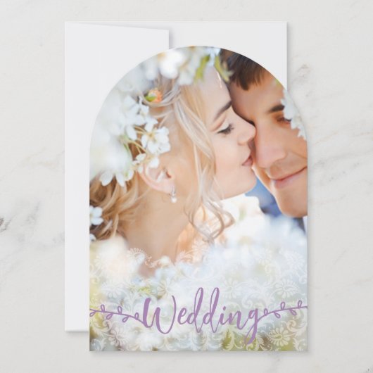 Foto: Best Day Ever Lavender Waterverf Weddenschap Kaart (Voorkant)