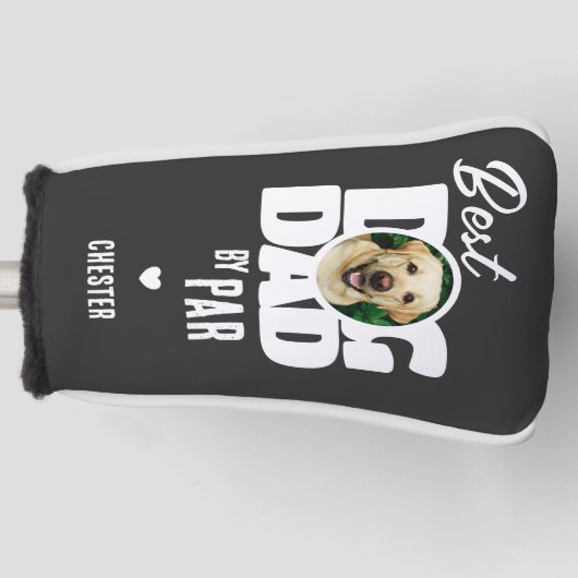 Foto Best Dog Dad door Par Golf Golfheadcover (Voorkant)