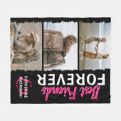 Foto 'Best Friends Forever' 3 Fleece Deken (Voorkant (Horizontaal))