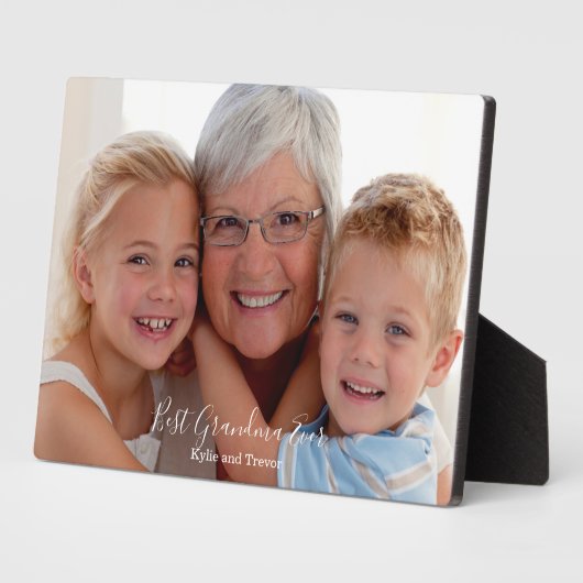 Foto Best Grandma Ever Fotoplaat (Zijkant)