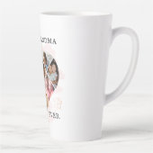 Foto Best Grandma Ever Heart Shape 8 Foto Latte Mok (Rechts)