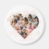 Foto Best Grandma Ever Heart Shape 8 Foto Magneet (Voorkant)