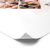 Foto Best Grandma Ever Heart Shape 8 Foto Poster (Hoek)