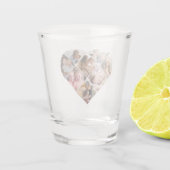Foto Best Grandma Ever Heart Shape 8 Foto Shot Glas (Achterkant)