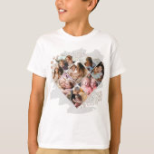 Foto Best Grandma Ever Heart Shape 8 Foto T-shirt (Voorkant)