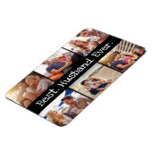 Foto Best Husband Ever Fun Personated Black Magneet (Linkerzijde)