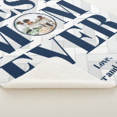 Foto Best Ma Ever Pattern Sherpa Blanket Deken (3/4)