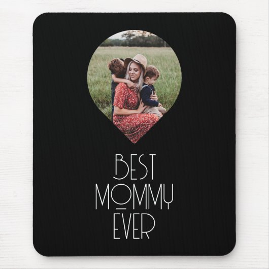 Foto Best Mmammie Ever Modern Script Muismat (Voorkant)