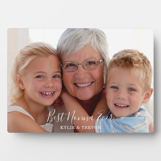 Foto Best Nonna Grandmoeder Fotoplaat (voorkant)