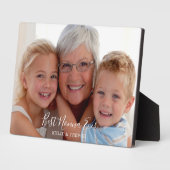 Foto Best Nonna Grandmoeder Fotoplaat (Zijkant)