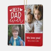 Foto Best Pap Ever Keramisch Ornament (Links)