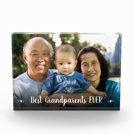Foto Beste grootouders ooit Hart Modern (Voorkant)