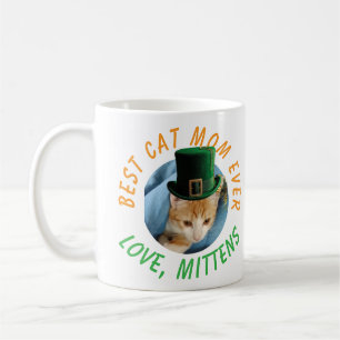 Foto Beste Kat Moeder Ooit Iers Aangepaste Huisdie Koffiemok