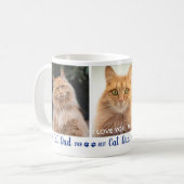 Foto beste kat pap ooit modern 3 koffiemok (Voorkant links)