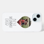 Foto Beste Mama Ooit Modern Schrift Case-Mate iPhone Case (Achterkant (horizontaal))