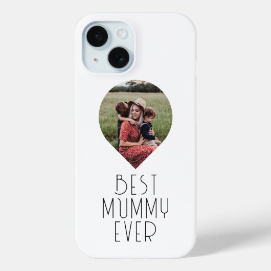 Foto Beste mama ooit modern script Case-Mate iPhone Case (Achterkant)
