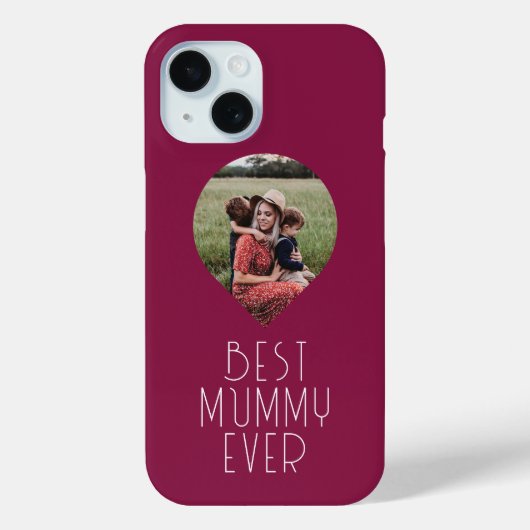 Foto Beste mama ooit modern script Case-Mate iPhone Case (Achterkant)