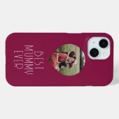 Foto Beste mama ooit modern script Case-Mate iPhone Case (Achterkant (horizontaal))
