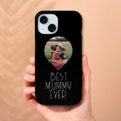 Foto Beste mama ooit modern script Case-Mate iPhone Case