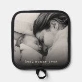 Foto Beste mama ooit | Pannenlap (Voorkant)