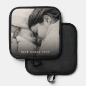 Foto Beste mama ooit | Pannenlap (Voorkant / Achterkant)